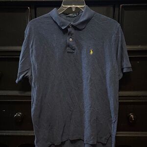 Polo by Ralph Lauren Men's Classic Blue Polo Shirt
